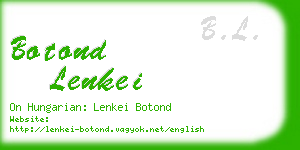 botond lenkei business card